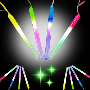 LED Glitter Flashing Sticks
