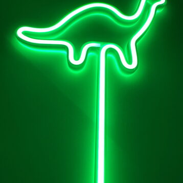 LED Neon Green Dinosaur Wand